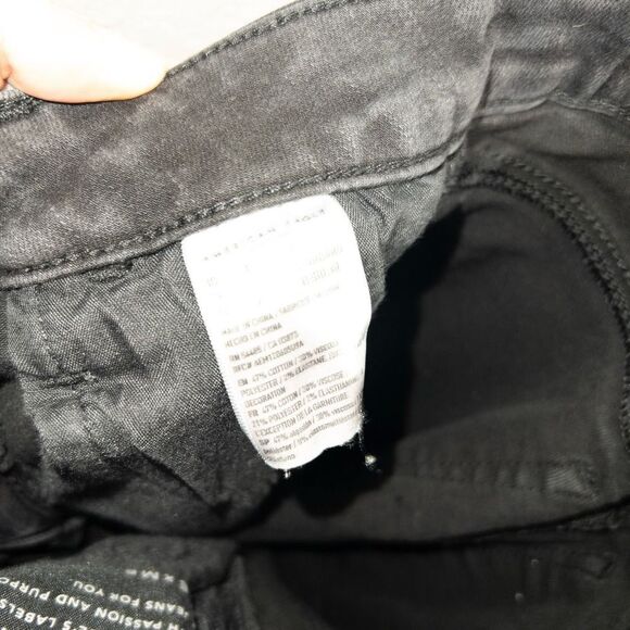 American Eagle Black Super Hi-Rise Jeggings Size 0 - Picture 8 of 9